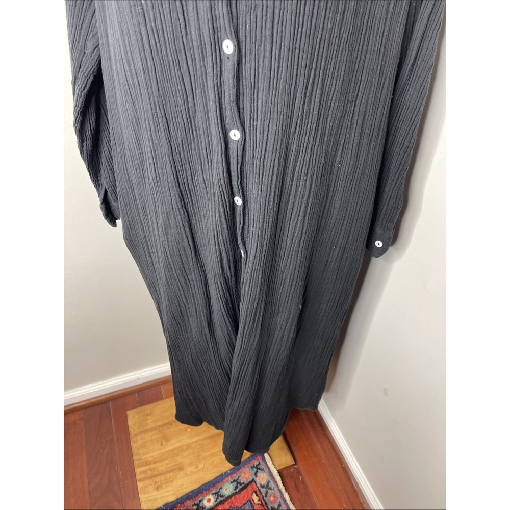 Mille Jasmine Dress in Black Double Gauze Mille Small S - Picture 8 of 10